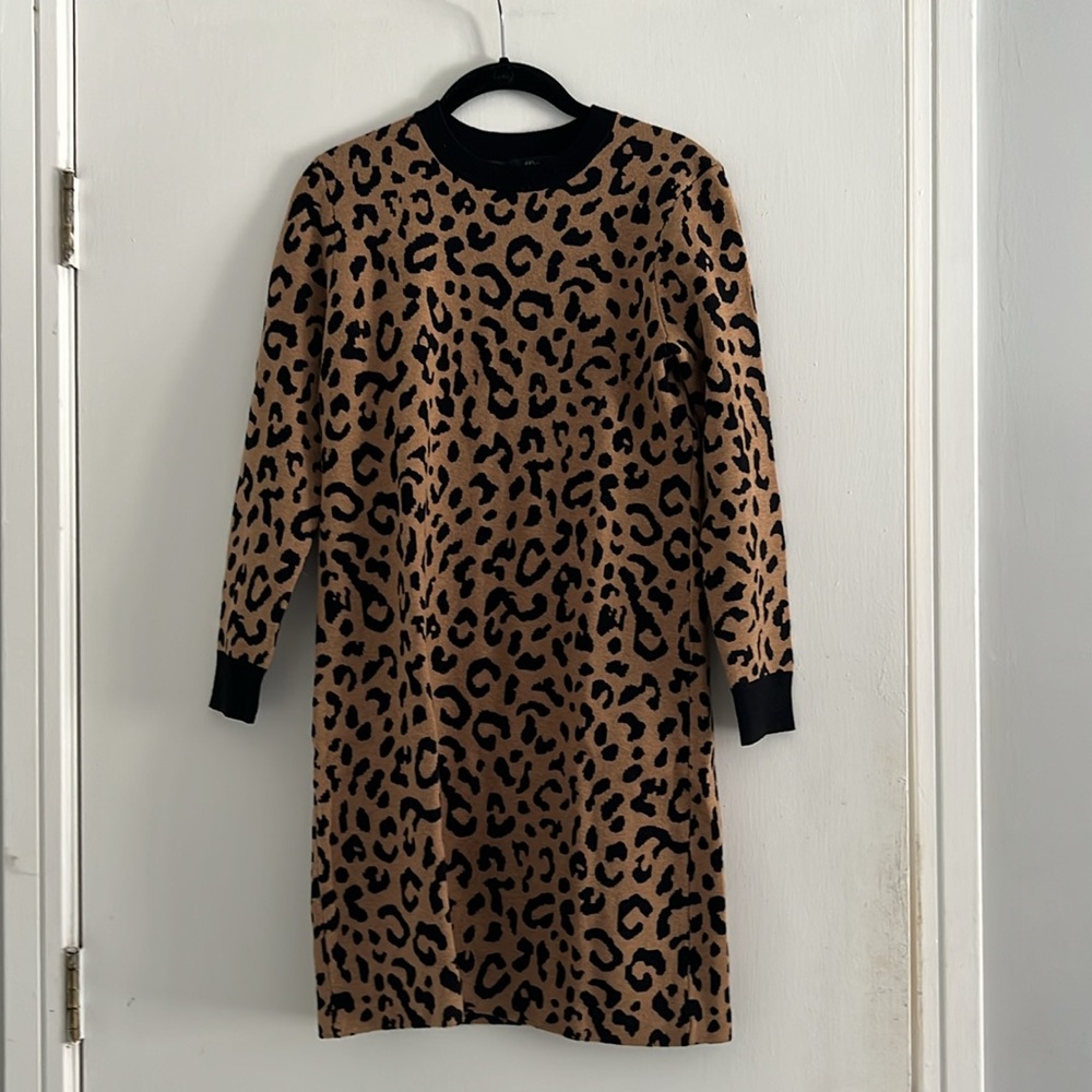 Leopard Print Sweater - image 2